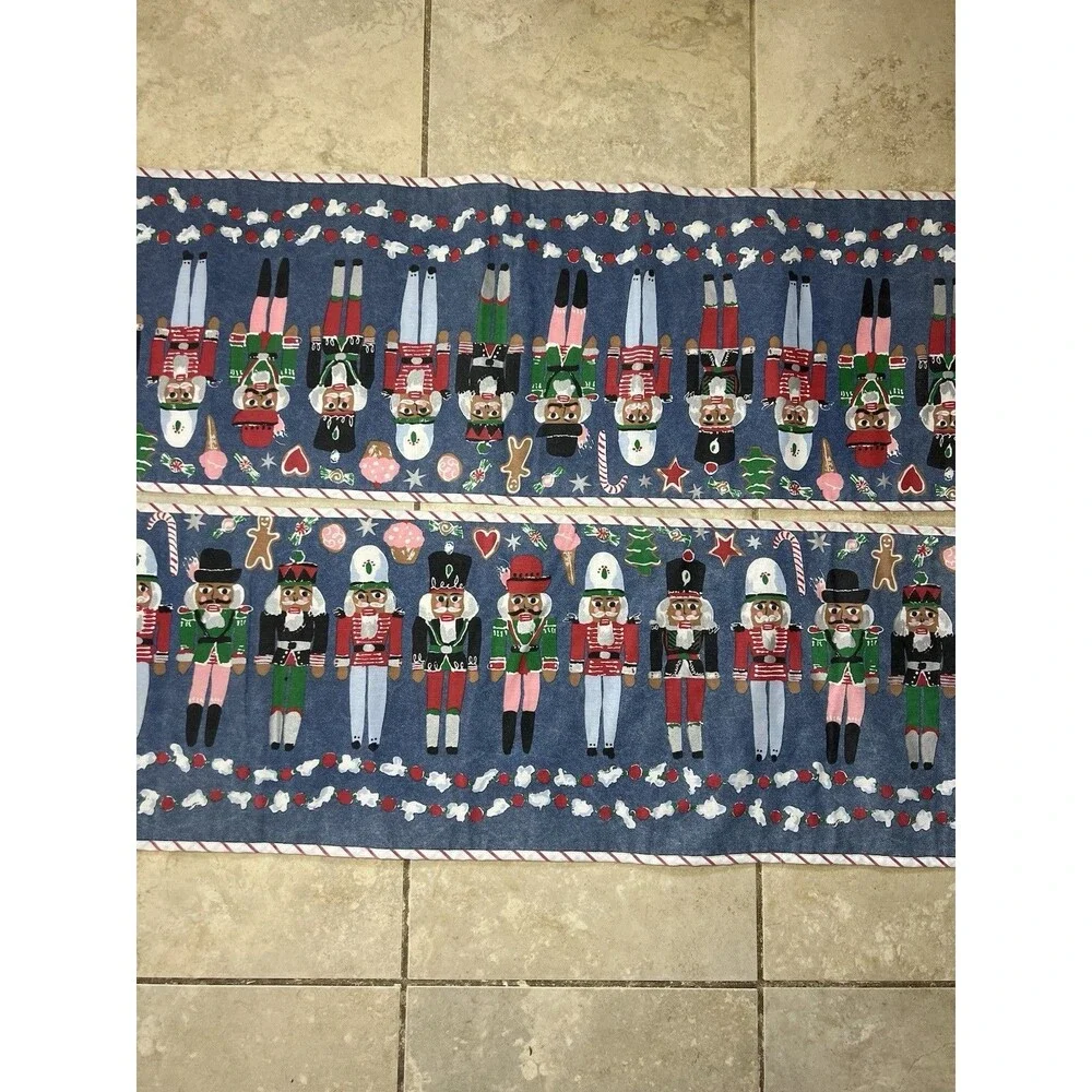 Vintage NUTCRACKERS Christmas Table Runner  13